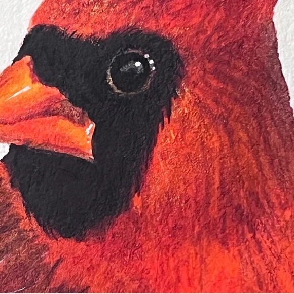 Original Watercolor Cardinal Bird Painting by me (Shannon Perrie/Perrie… - Picture 7 of 9